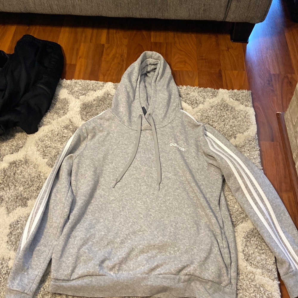 Adidas grey hoodie